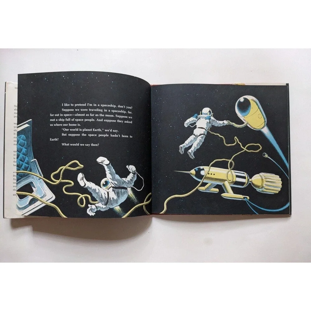 Our World Is Earth (1979) by Sylvia Engdahl‎ Vintage Children's Hardcover Book